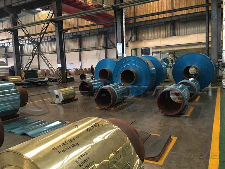 Golden Aluminum foil for Flexible Aluminum Duct